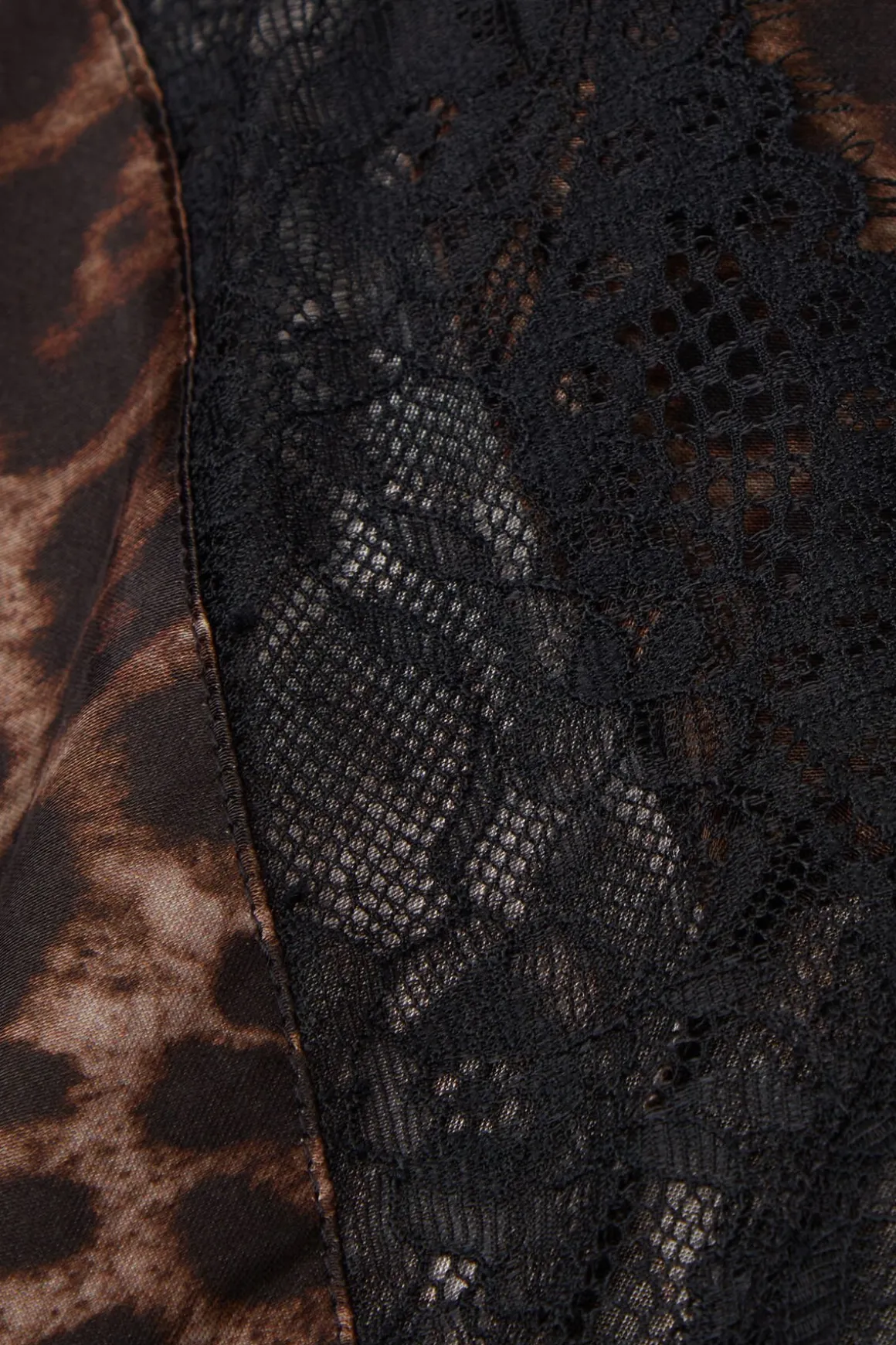 Combinación de Raso de Viscosa Luxurious Leopard