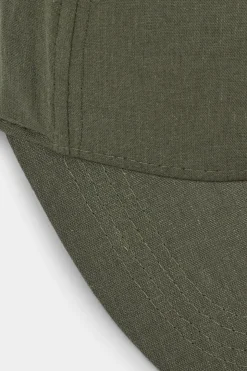 Gorra de Tejido de Lino y Algodón