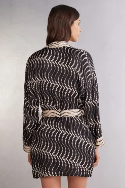 Kimono de Raso de Viscosa Cool Elegance