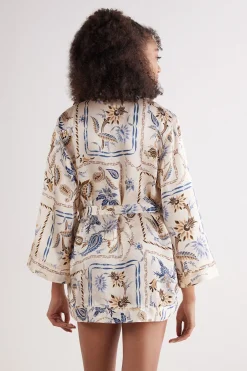 Kimono de Seda Italian Riviera