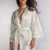 Kimono de Seda Pretty Flowers