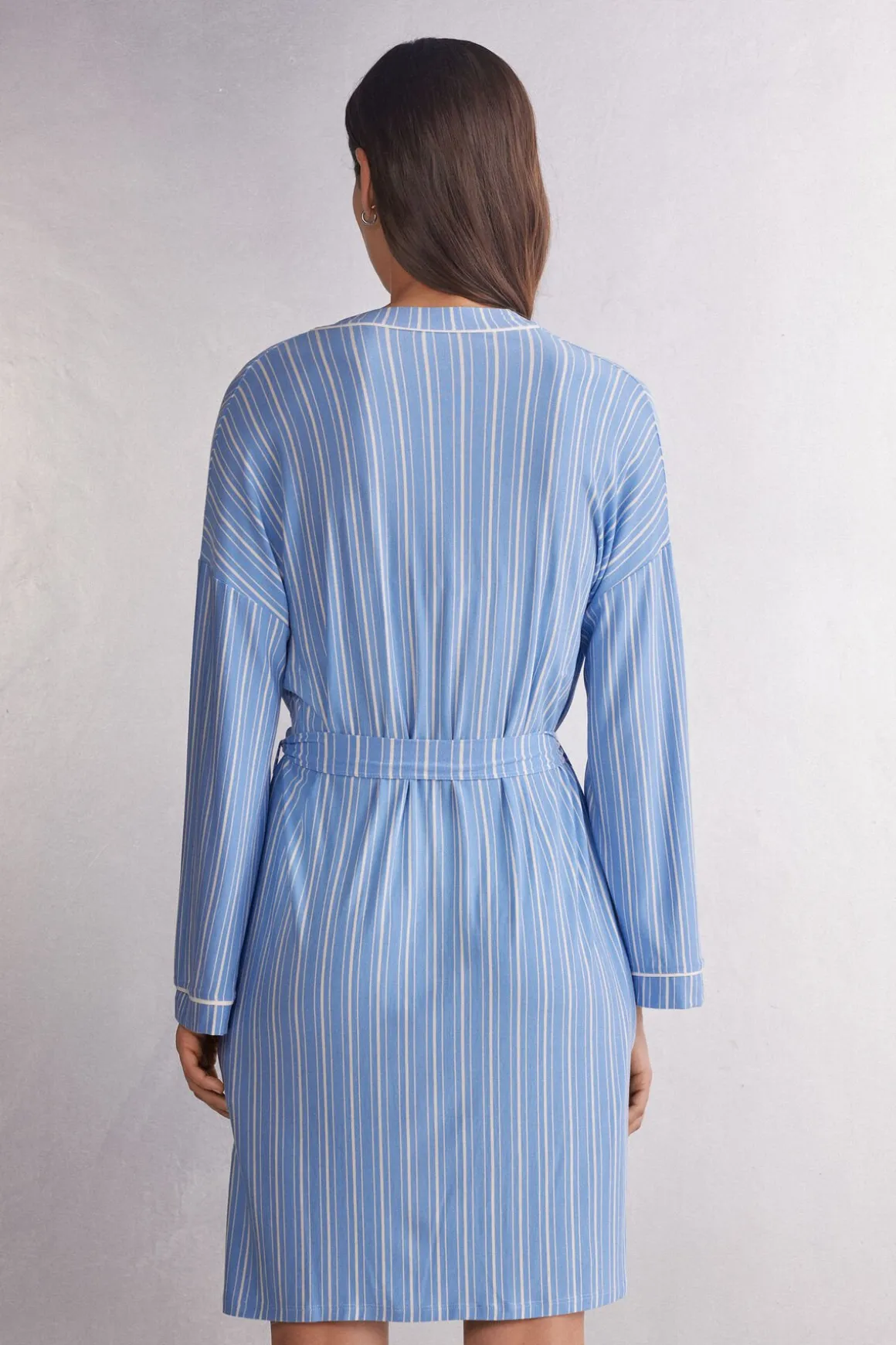 Kimono Modal Oxford Stripes