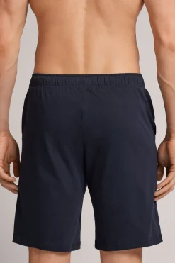 Pantalón Corto de Algodón con Ribete