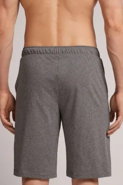 Pantalón Corto de Algodón con Ribete