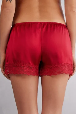 Pantalón corto de Seda