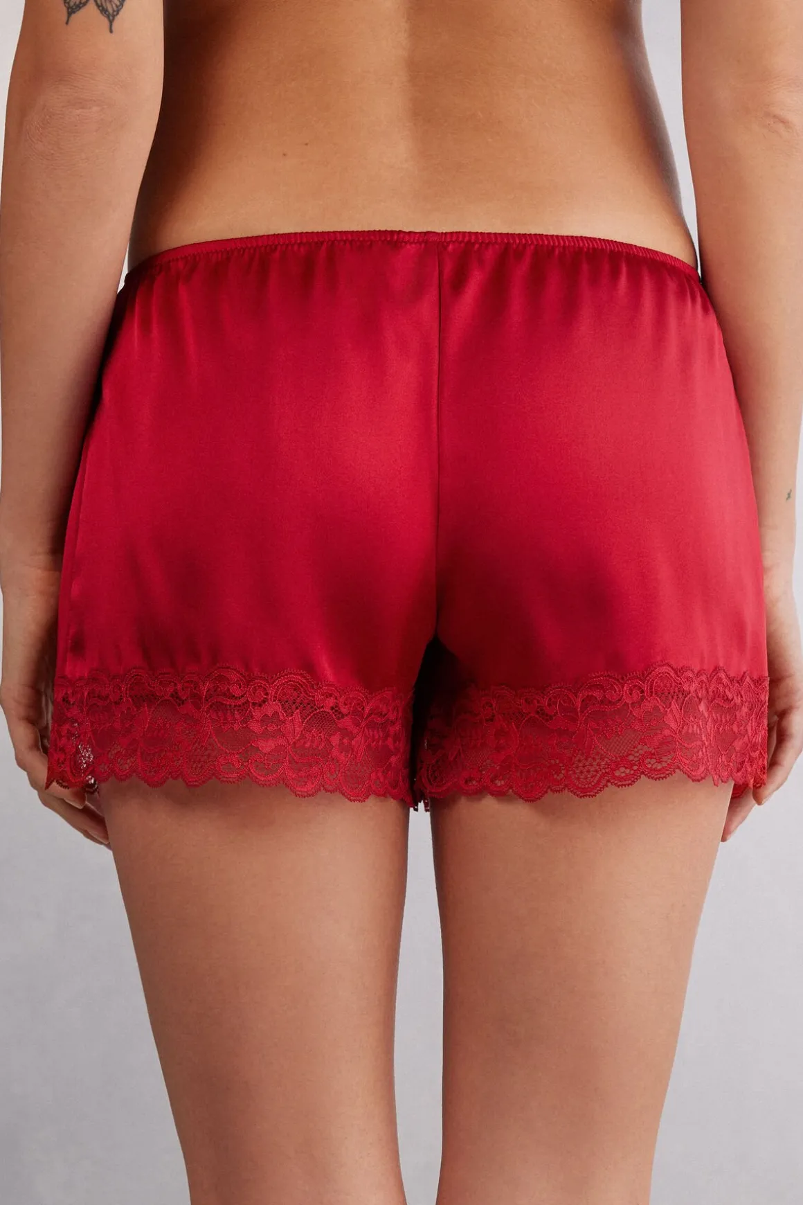 Pantalón corto de Seda