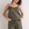 Pantalón Corto en Tela de Lino