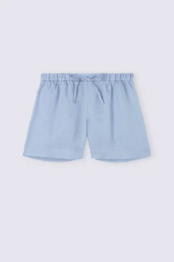 Pantalón Corto en Tela de Lino