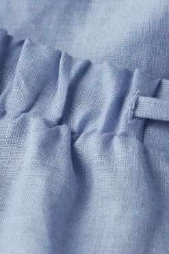 Pantalón Corto en Tela de Lino