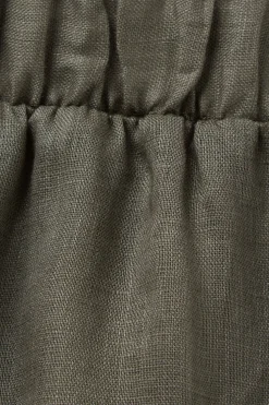Pantalón Corto en Tela de Lino