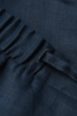 Pantalón Corto en Tela de Lino