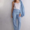 Pantalón de Tela de Lino
