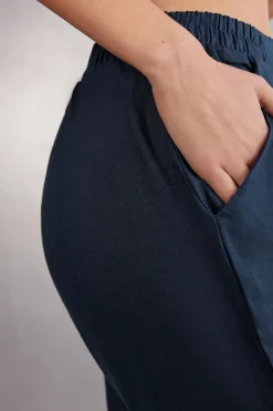 Pantalón de Tela de Lino