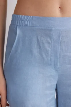 Pantalón de Tela de Lino