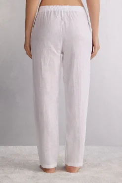 Pantalón de Tela de Lino