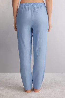 Pantalón de Tela de Lino