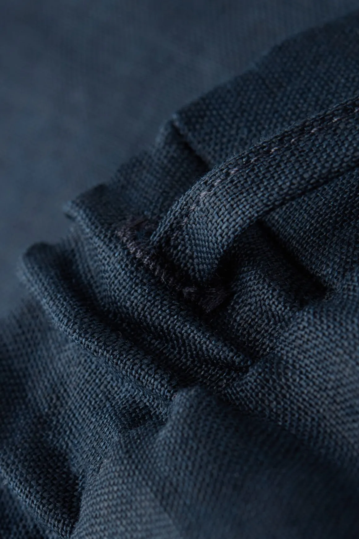 Pantalón Largo con Cordón Ajustable en Tela de Lino