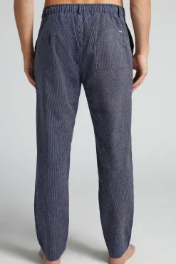 Pantalón Largo de Lino y Algodón