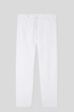Pantalón Largo de Lino y Algodón