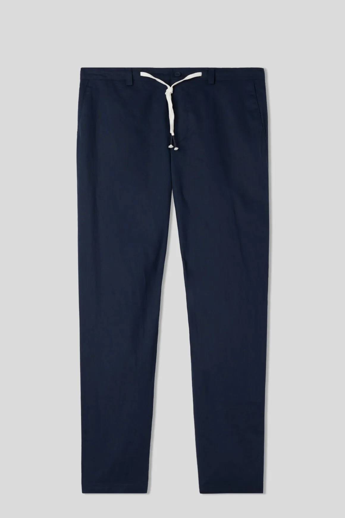 Pantalón Largo de Lino y Algodón
