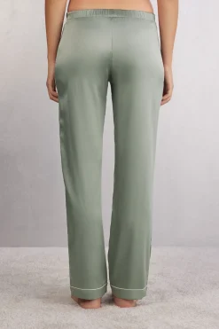 Pantalón Largo de Seda