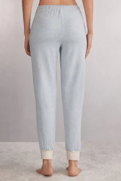 Pantalones Bajo Elástico Modal con Lana Cold Winter Night