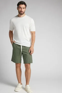 Pantalones Cortos de Lino y Algodón