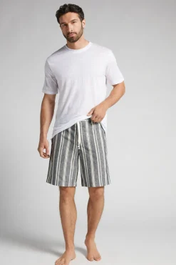 Pantalones Cortos de Lino y Algodón