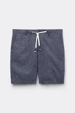 Pantalones Cortos de Lino y Algodón