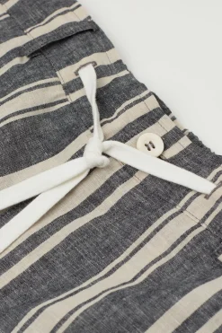 Pantalones Cortos de Lino y Algodón
