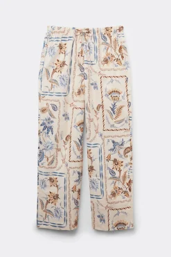 Pantalones de Lino y Algodón Italian Riviera