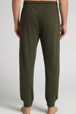 Pantalones Largos de Felpa de Algodón