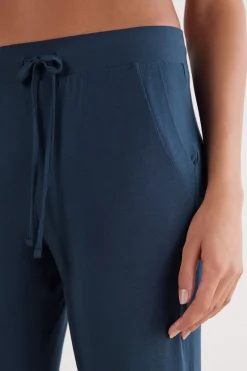 Pantalones Largos de Modal con Bajo Elástico
