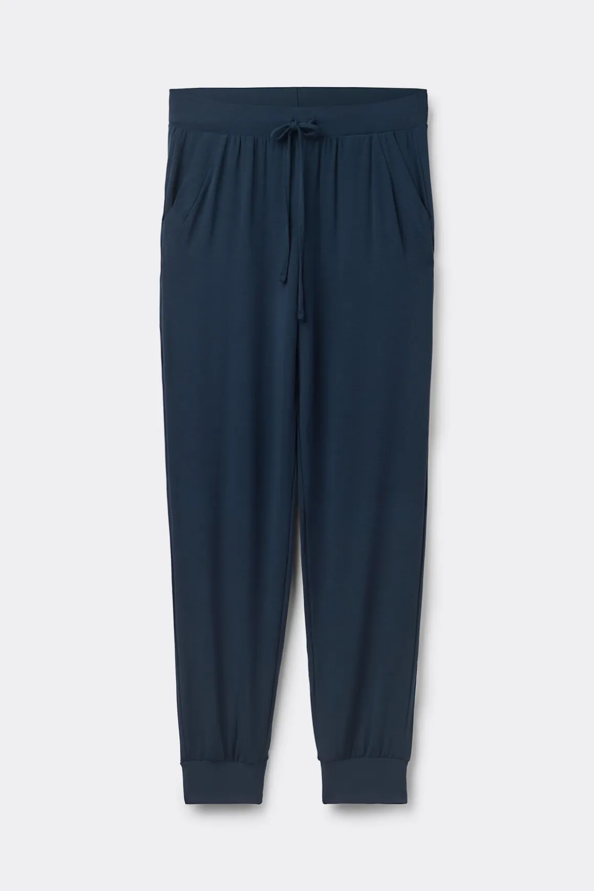 Pantalones Largos de Modal con Bajo Elástico