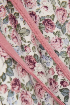 Pantalones Largos de Modal con Bajo Elástico Floral Romance
