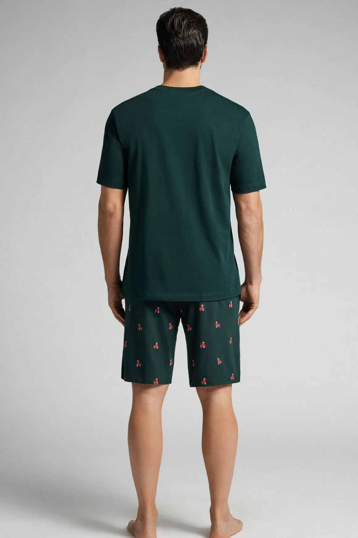 Pijama Corto Algodón Estampado EscÚter