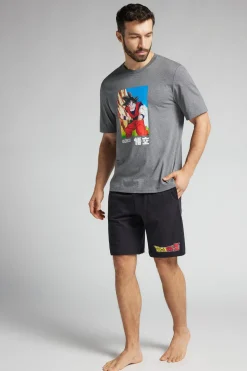 Pijama Corto de Algodón Dragon Ball Z