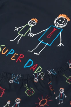 Pijama Corto Niño de Algodón Super Dad