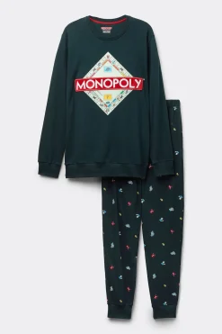 Pijama Largo de Algodón Hasbro Monopoly