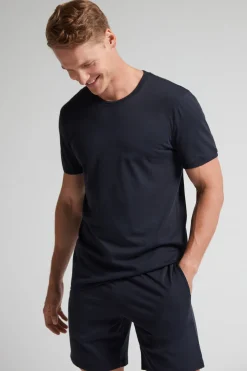 Pijama verano hombre en algodón superior