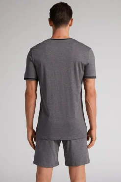 Pijama verano hombre en algodón superior