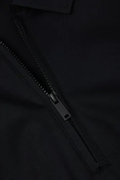 Polo de Manga Corta con Cremallera de Algodón Premium Mercerizado