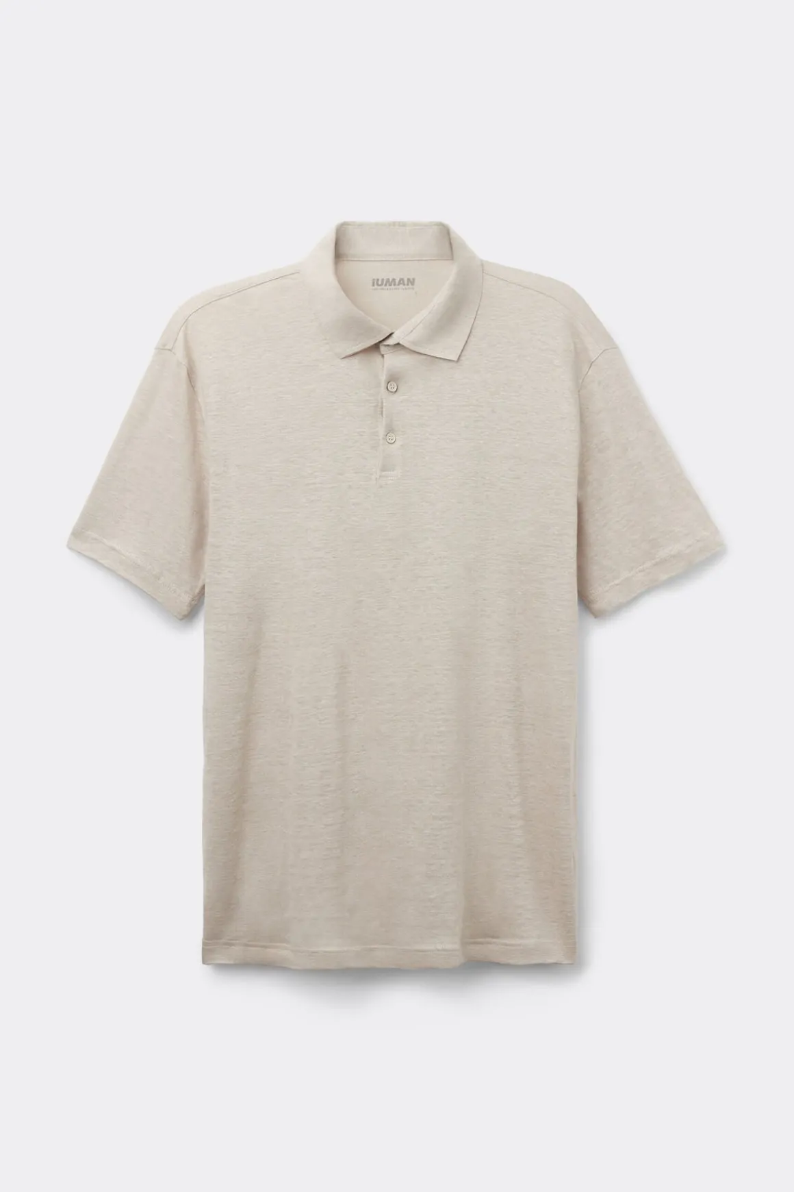 Polo de Manga Corta de Lino