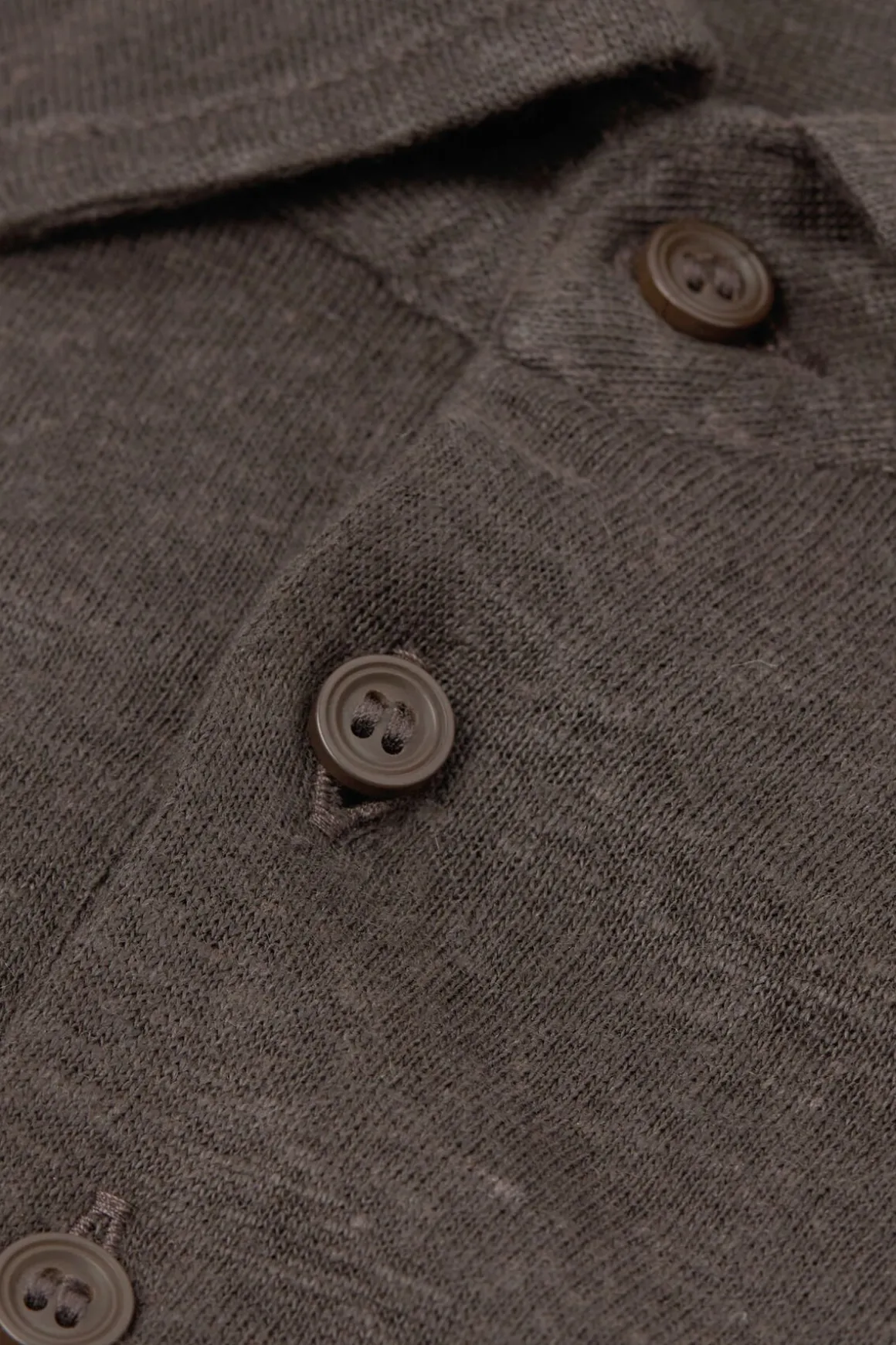 Polo de Manga Corta de Lino