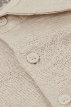 Polo de Manga Corta de Lino
