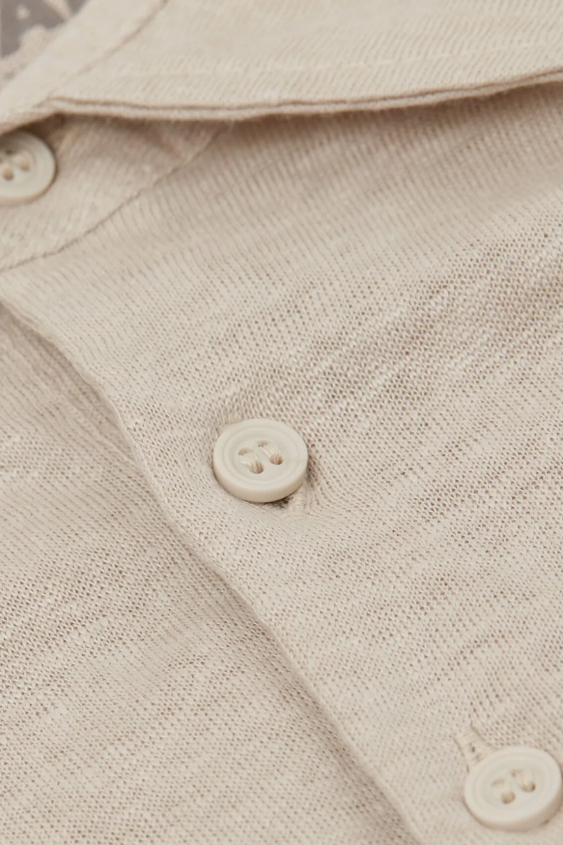 Polo de Manga Corta de Lino