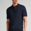 Polo de Manga Corta de Punto de Algodón