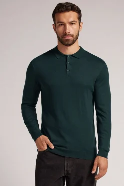 Polo de Manga Larga de Punto