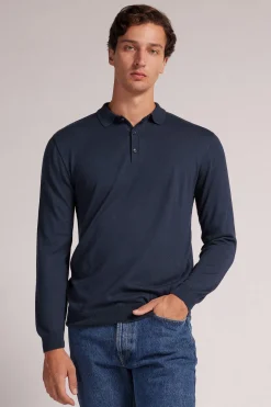 Polo de Manga Larga de Punto