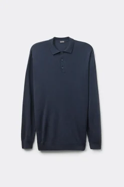 Polo de Manga Larga de Punto